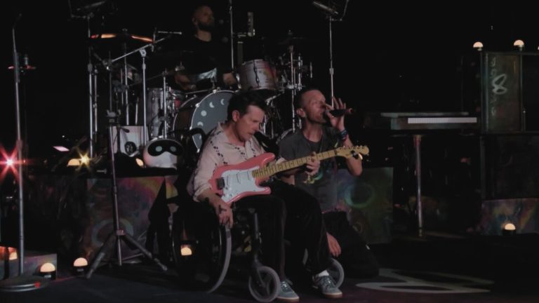 Michael J. Fox and Coldplay Create Memorable Moment at Glastonbury